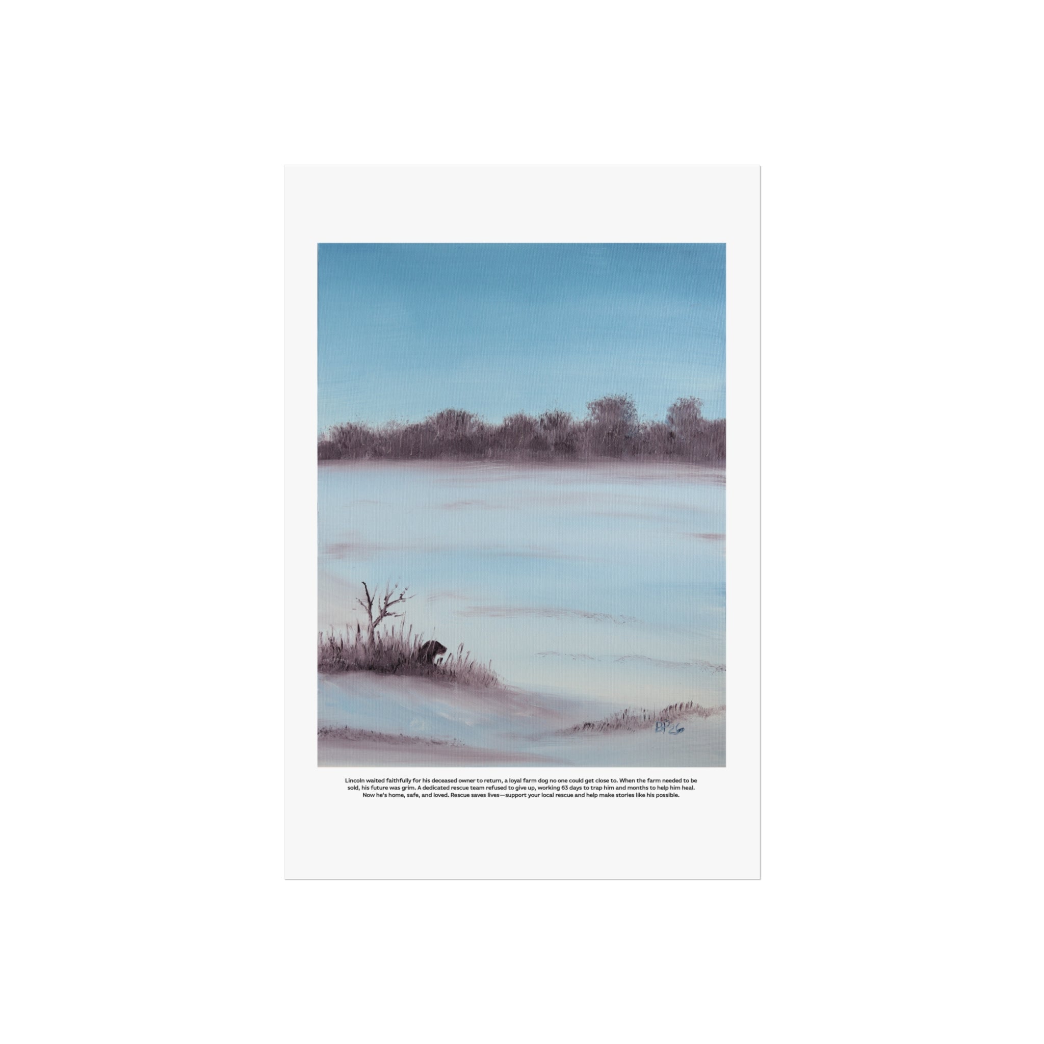 Lincoln — Original Painting by  Brian Patterson — Fine Art Poster