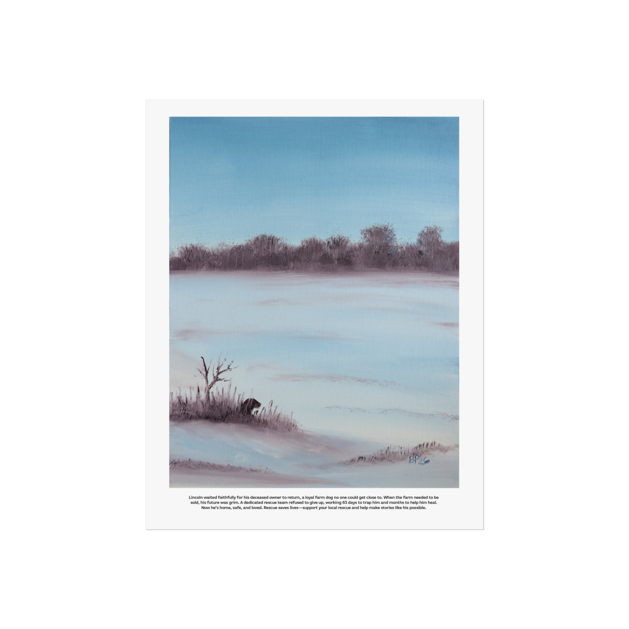 Lincoln — Original Painting by  Brian Patterson — Fine Art Poster