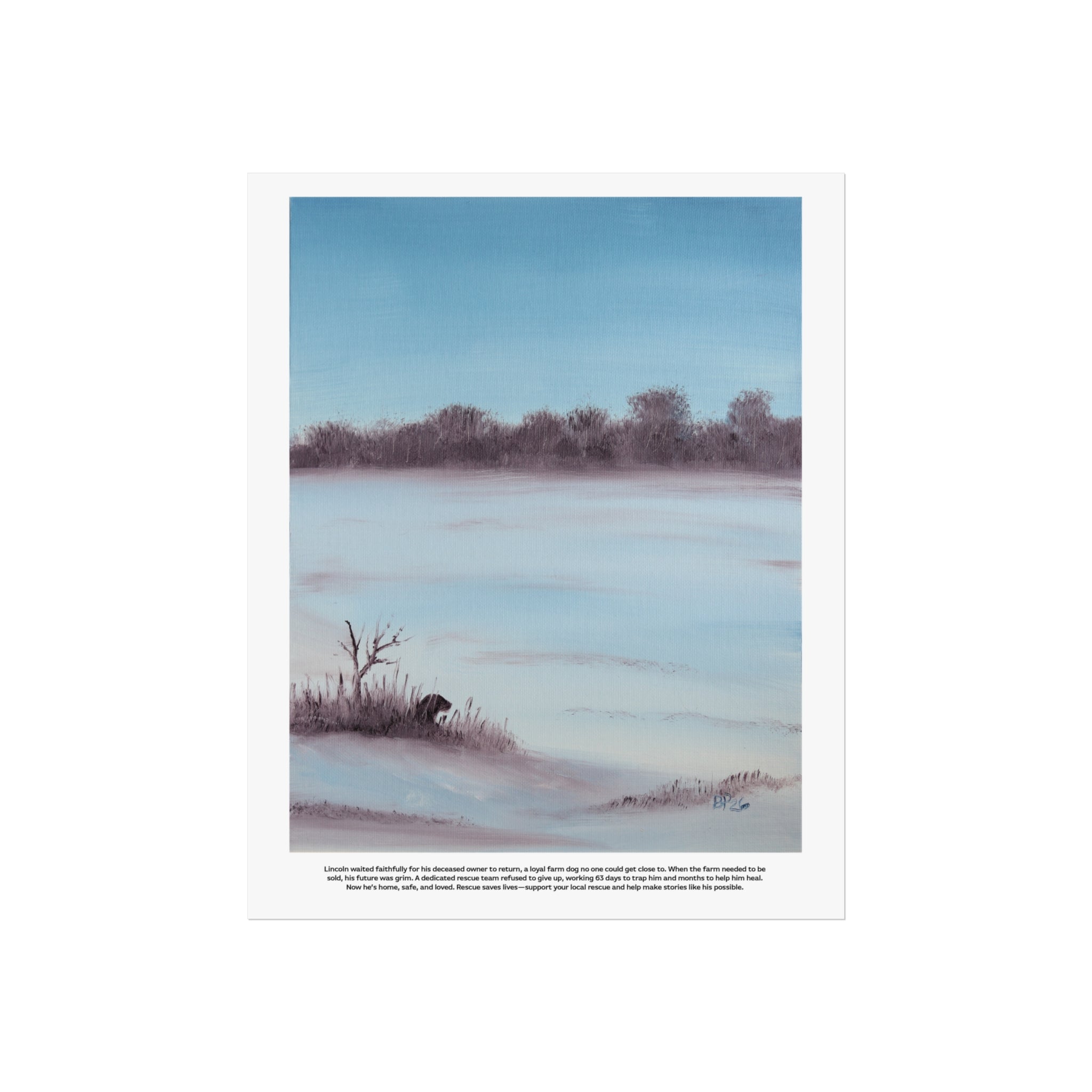 Lincoln — Original Painting by  Brian Patterson — Fine Art Poster