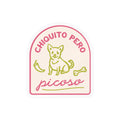 Chihuahua Kiss-Cut Vinyl Sticker — “Chiquito Pero Picoso” Cute Dog Decal