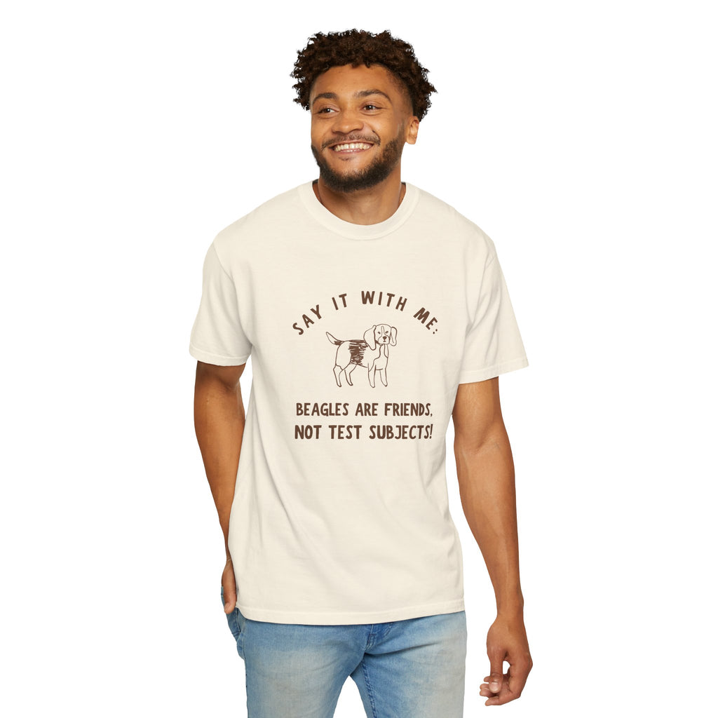Beagles Are Friends T-Shirt — ’Say It With Me’ Animal Rescue Tee
