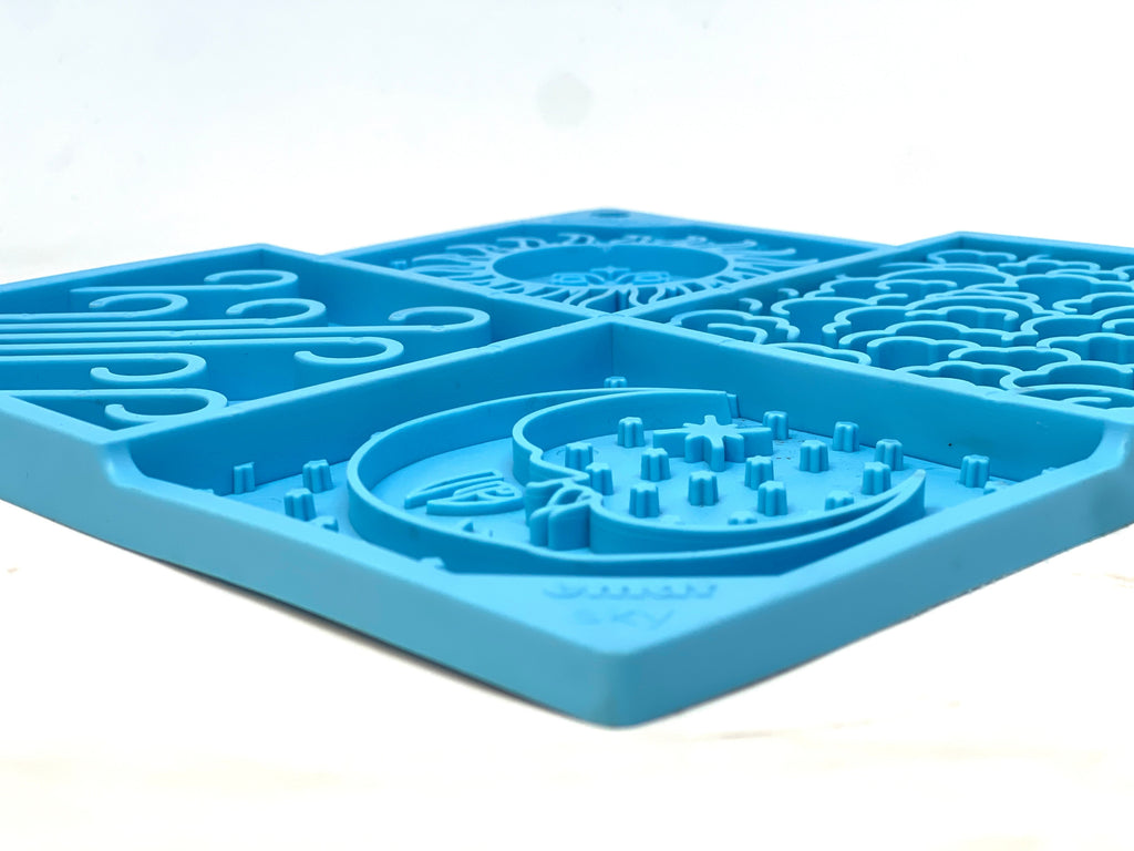 Sky eMat - Enrichment Lick Mat for Dogs and Cats | Celestial Design | SodaPup